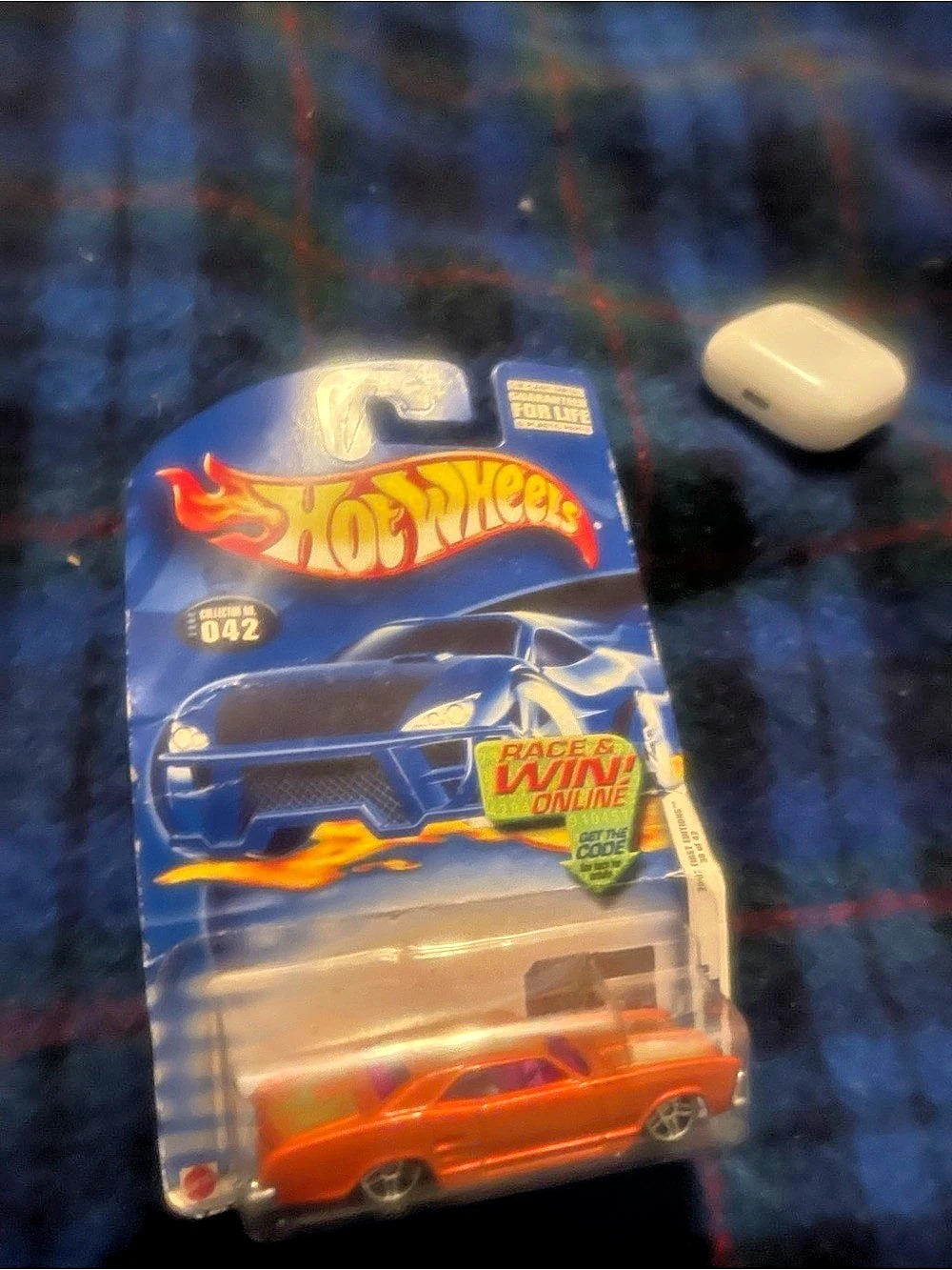 Hot Wheels 1964 Buick Riviera Die-Cast Car Orange & Blue